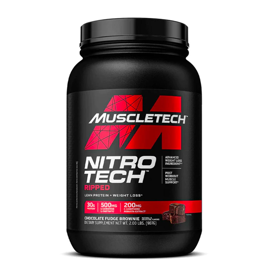 Muscletech Nitro-Tech Ripped 907 g i gruppen Kosttillskott / Proteinpulver / Vassleprotein / Vassleisolat hos Proteinbolaget (PB-0434)