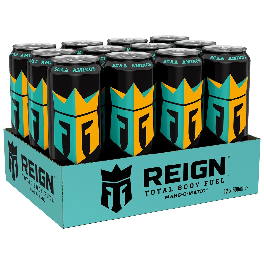 12 x Reign Total Body Fuel 500 ml Mango Matic i gruppen Drycker / Energidryck hos Proteinbolaget (PB-048090)