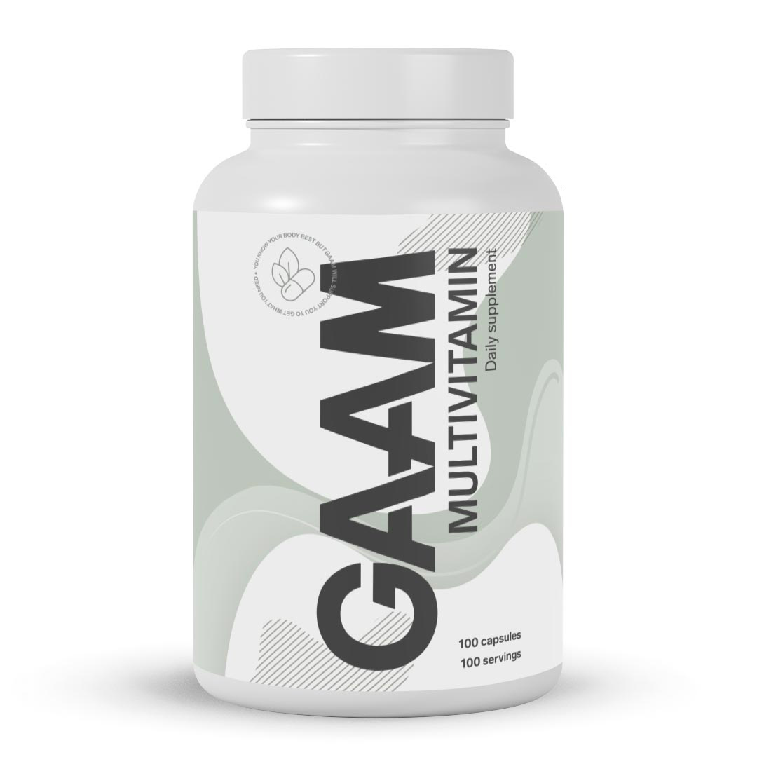 GAAM Multivitamin 100 caps i gruppen Kosttillskott / Vitaminer / Multivitamin hos Proteinbolaget (PB-0496)
