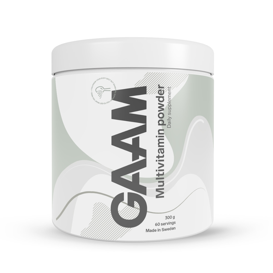 GAAM Multivitamin Powder 300 g i gruppen Kosttillskott / Vitaminer / Multivitamin hos Proteinbolaget (PB-0497)