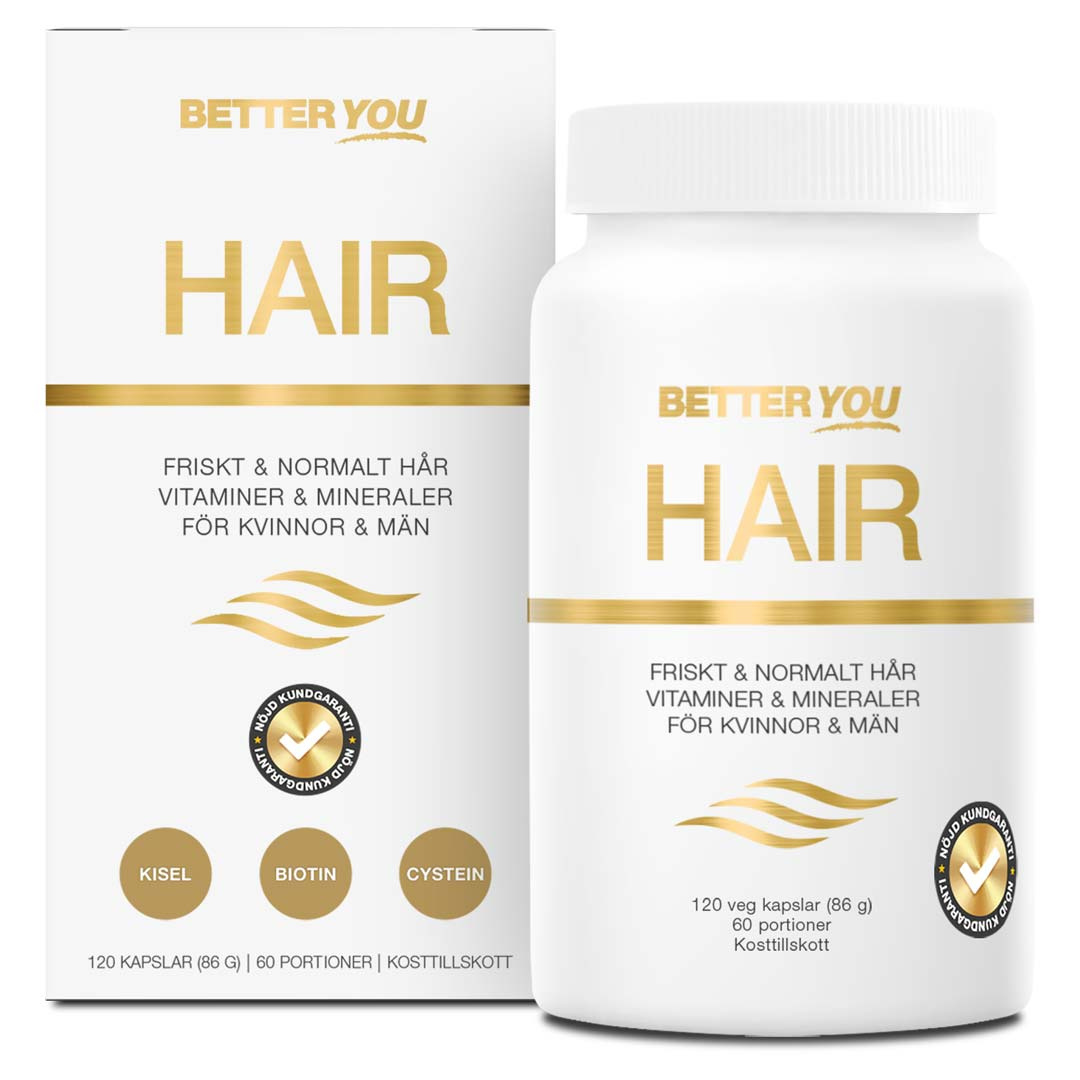 Better You Hair 120 caps i gruppen Kosttillskott / Vitaminer hos Proteinbolaget (PB-080)