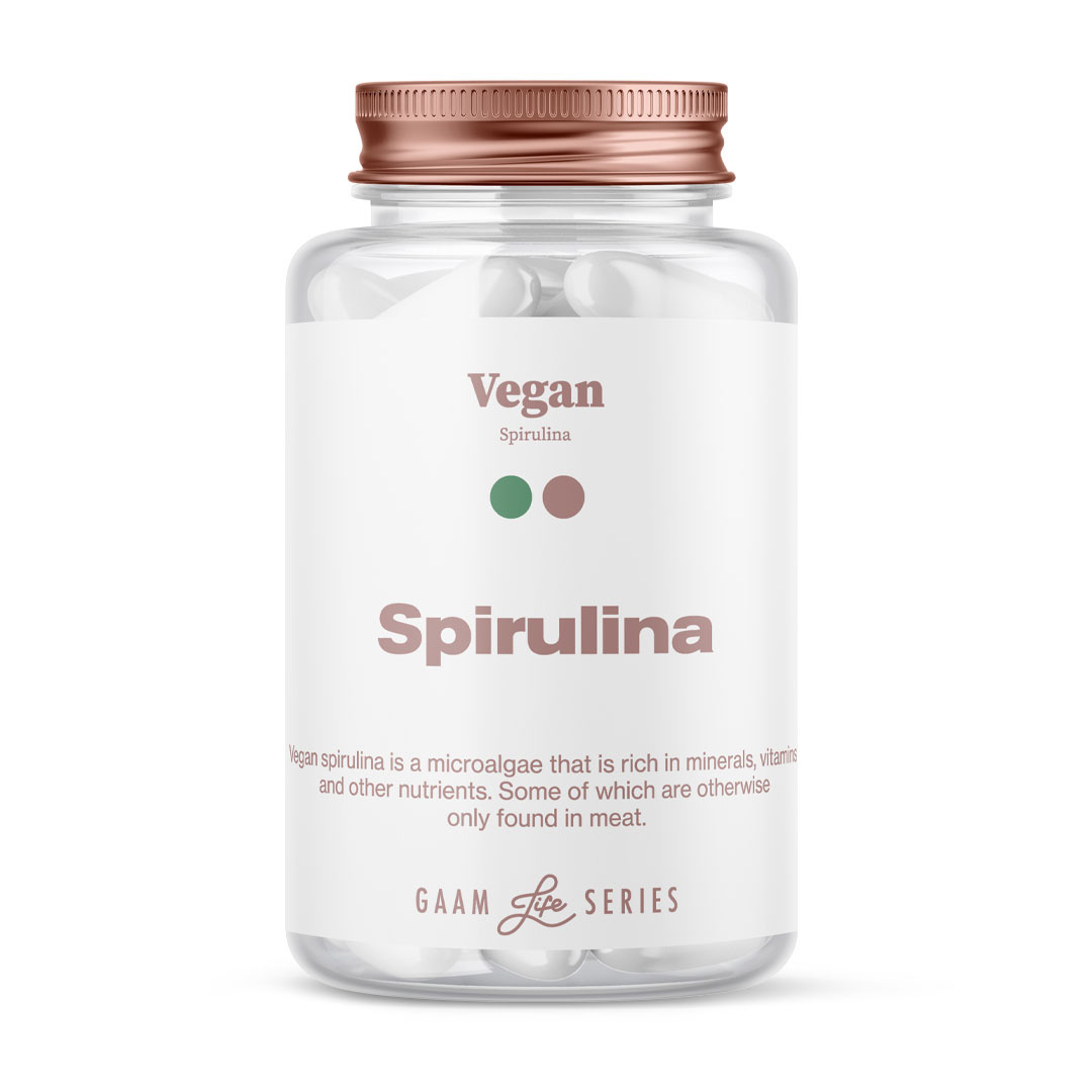 GAAM Life Series Vegan Spirulina 60 caps i gruppen Hälsokost / Spirulina hos Proteinbolaget (PB-10009)