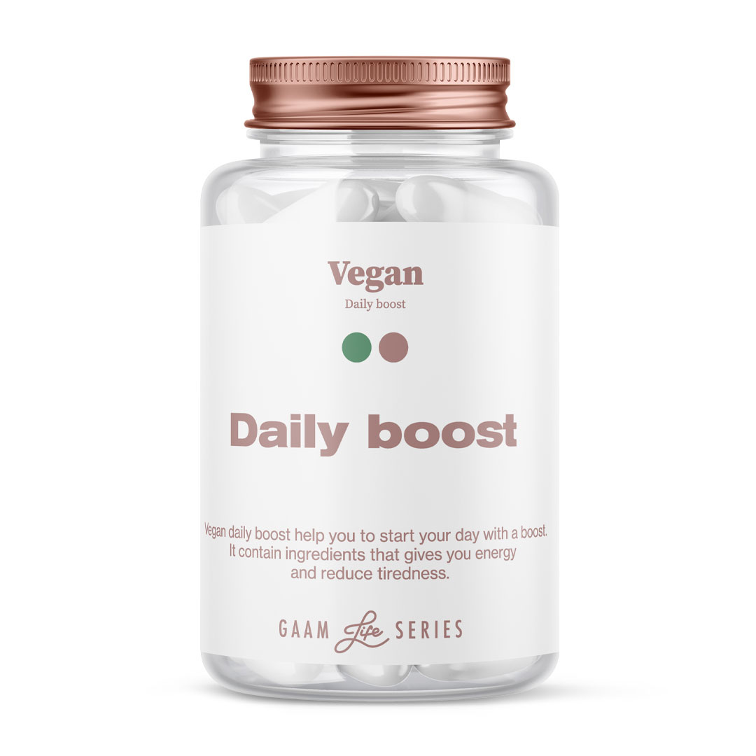 GAAM Vegan Daily boost 60 caps i gruppen Kosttillskott / Vitaminer / Multivitamin hos Proteinbolaget (PB-10011)