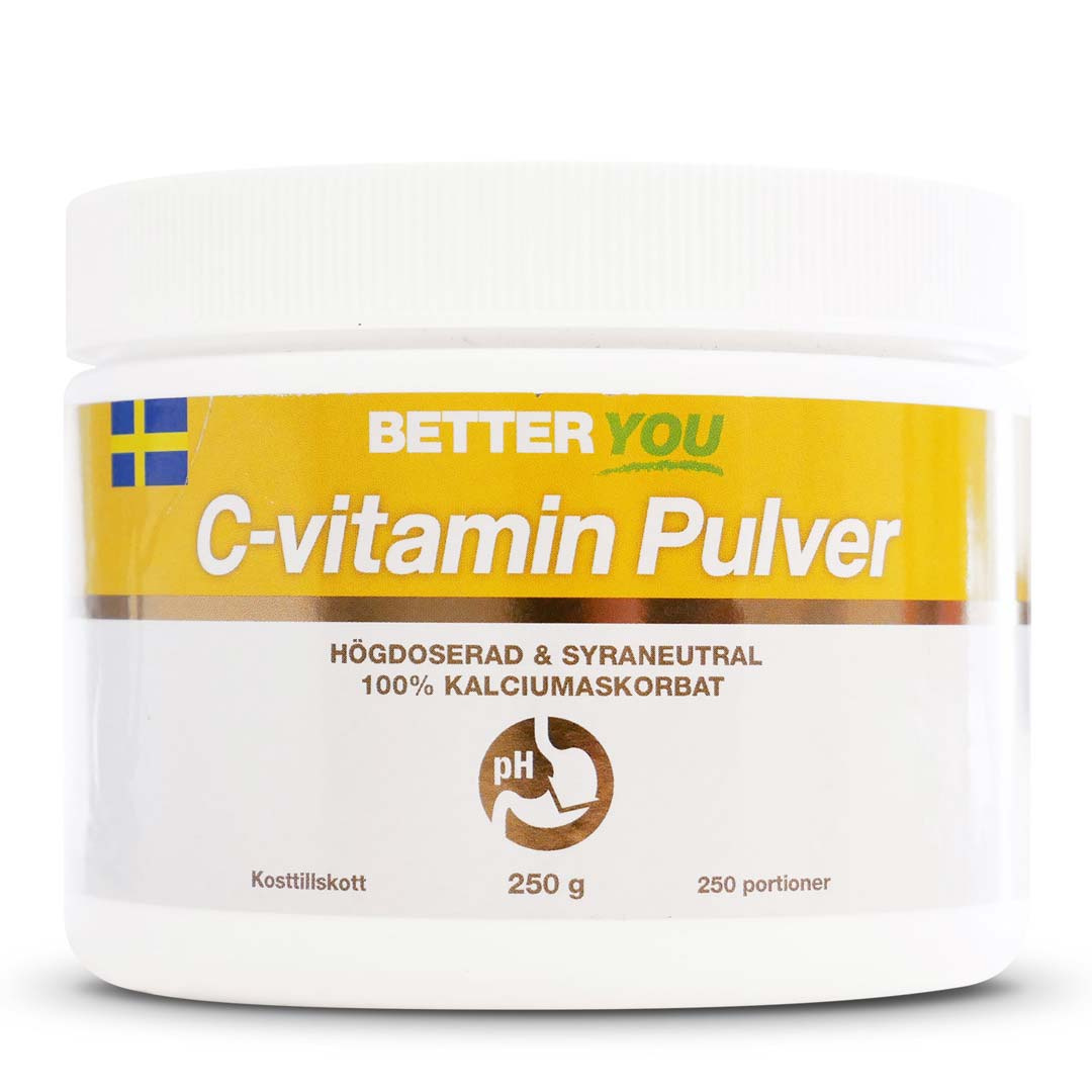 Better You C-vitamin Pulver 250 g i gruppen Kosttillskott / Vitaminer / C-vitamin hos Proteinbolaget (PB-11821)