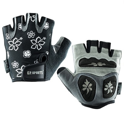 C.P. Sports Lady Fitness Glove Black/Grey i gruppen Träningsredskap & Utrustning / Träningshandskar hos Proteinbolaget (PB-12365)