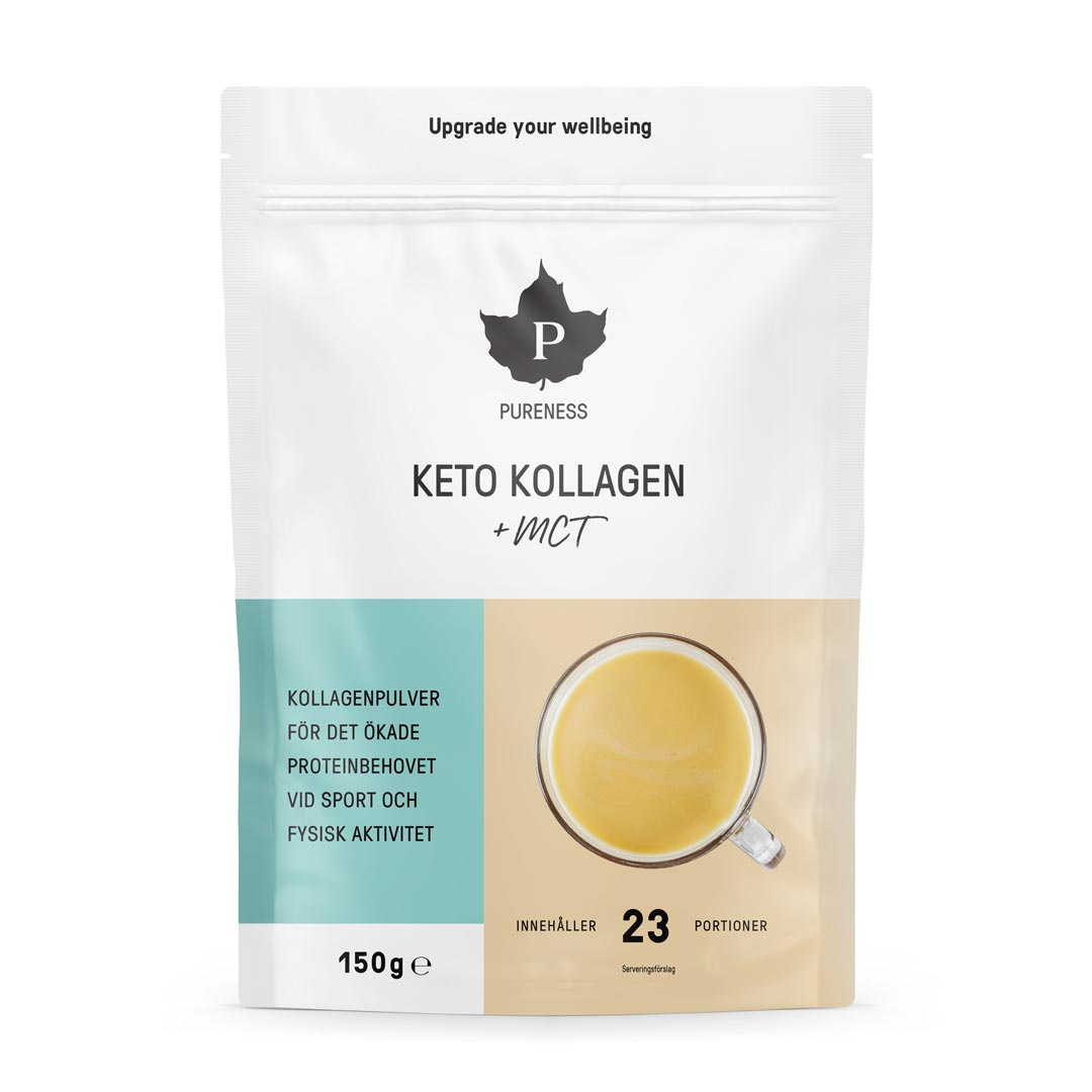 Pureness Keto Kollagen + MCT 150 g i gruppen Hälsokost hos Proteinbolaget (PB-1290)