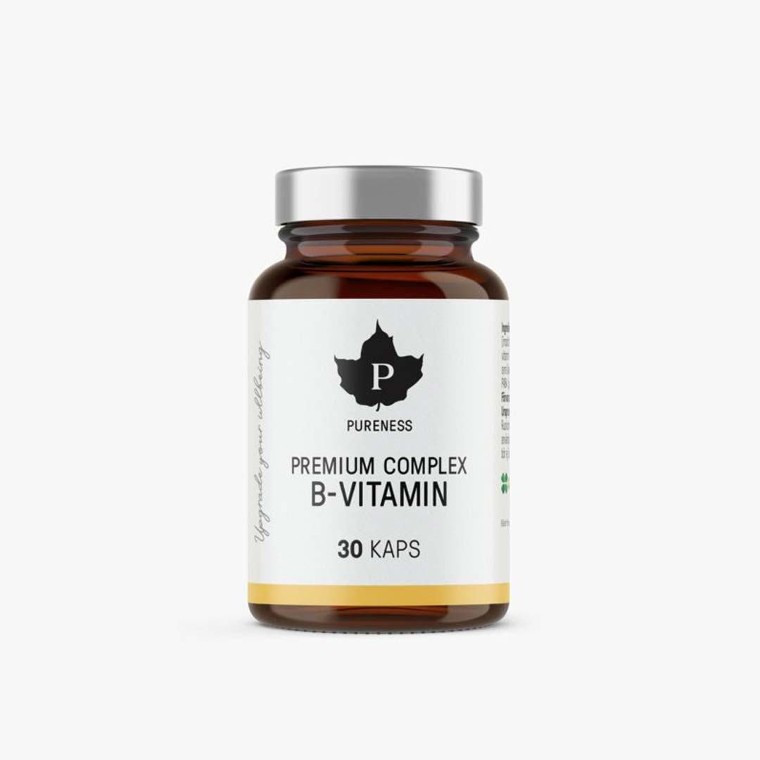 Pureness Premium Complex B-Vitamin 30 caps i gruppen Kosttillskott / Vitaminer / B-vitamin hos Proteinbolaget (PB-1412)