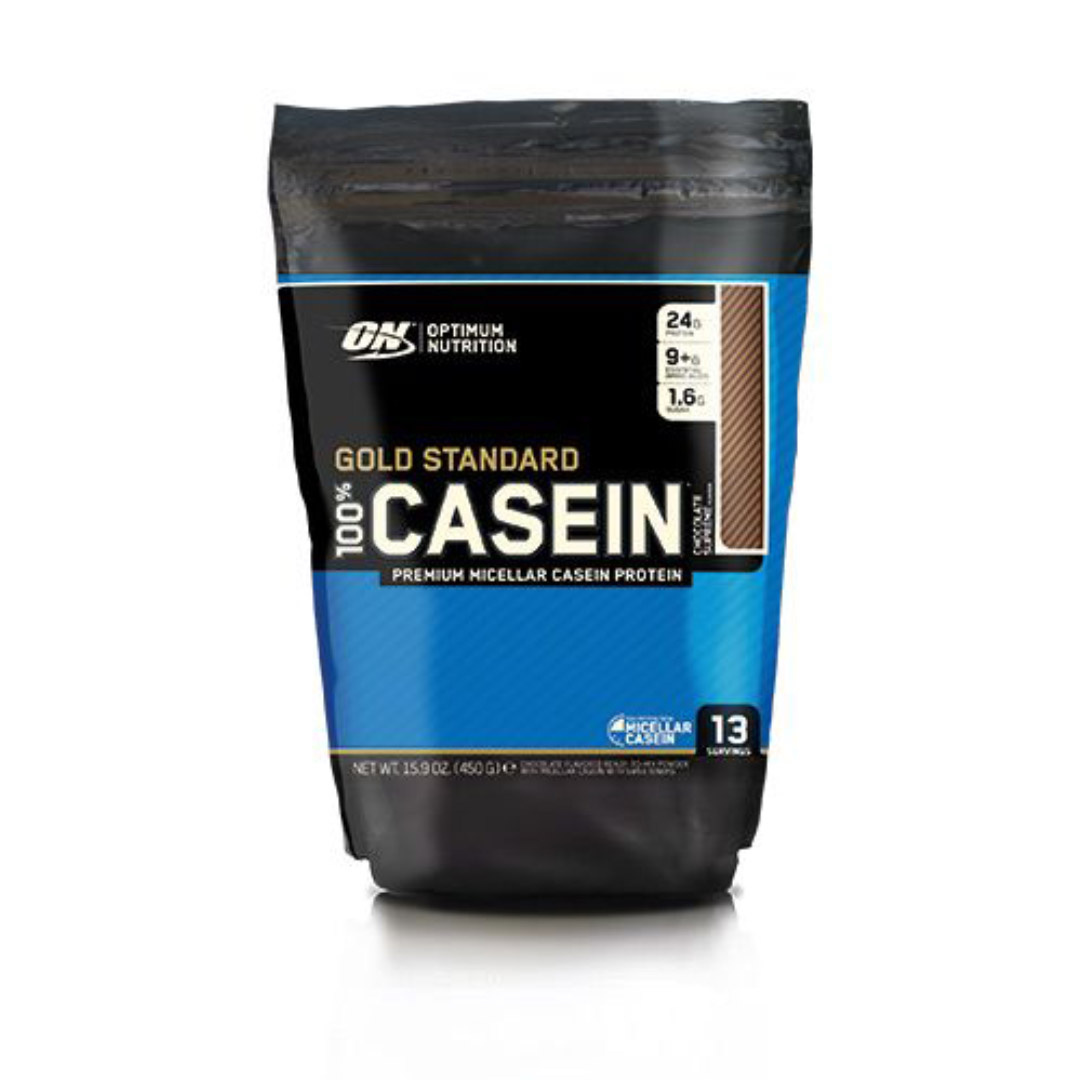 Optimum Nutrition 100% Casein Gold Standard 450 g i gruppen Kosttillskott / Proteinpulver / Kaseinprotein hos Proteinbolaget (PB-1444)