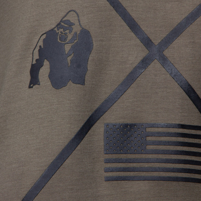 Gorilla Wear Sheldon Work Out Top Army Green