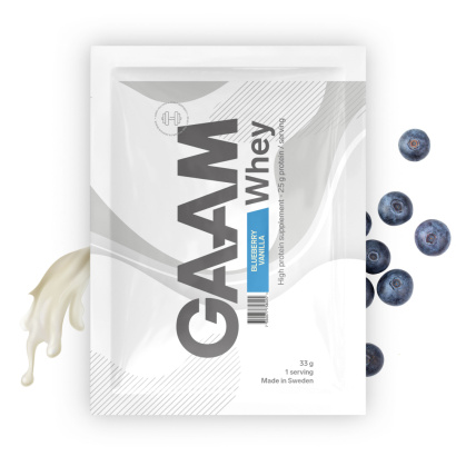 GAAM Whey Proteinpulver Portionspåse 33 g
