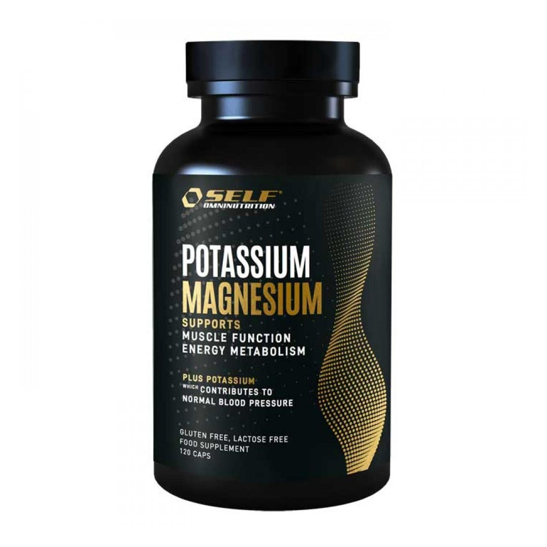 Self Omninutrition Potassium-Magnesium 120 caps i gruppen Kosttillskott / Mineraler / Magnesium hos Proteinbolaget (PB-1556)