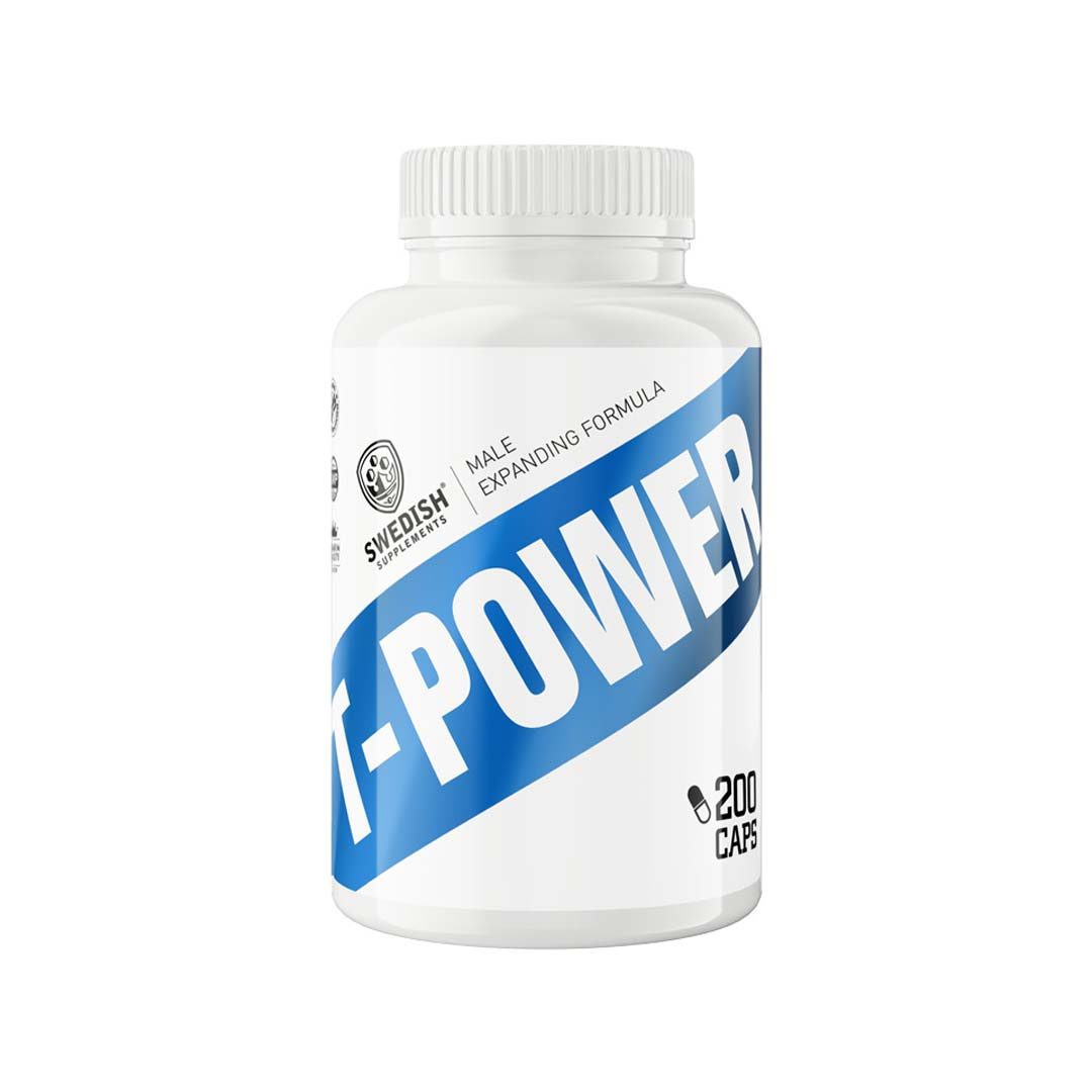 Swedish Supplements T-Power 200 caps i gruppen Kosttillskott / Bygga muskler / Testosteronhöjare hos Proteinbolaget (PB-1577)