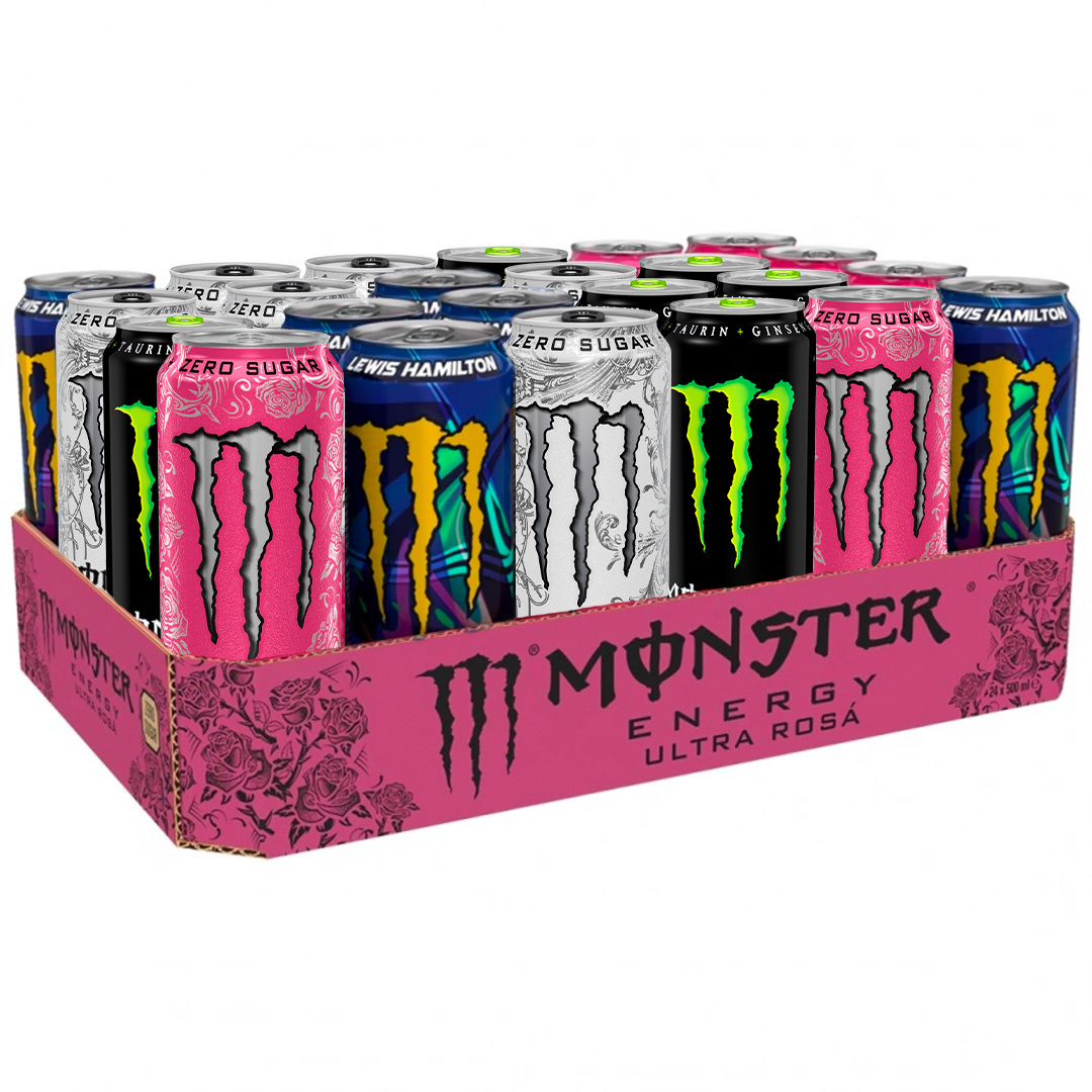24 x Monster Energy 500 ml Mixflak i gruppen Drycker / Energidryck hos Proteinbolaget (PB-15853)