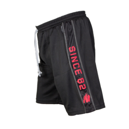 Gorilla Wear Functional Mesh Shorts Svart/Röd Gorilla Wear Functional Mesh Shorts Svart/Röd