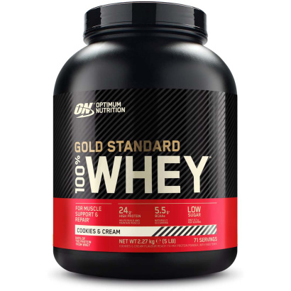 Optimum Nutrition 100% Whey Gold Standard 2.27 kg Proteinpulver Optimum Nutrition 100% Whey Gold Standard 2.27 kg Proteinpulver