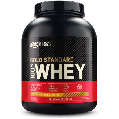 Optimum Nutrition 100% Whey Gold Standard 2.27 kg Proteinpulver Optimum Nutrition 100% Whey Gold Standard 2.27 kg Proteinpulver