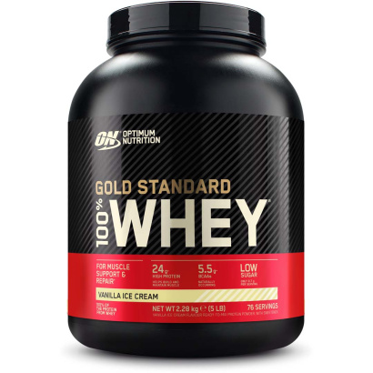 Optimum Nutrition 100% Whey Gold Standard 2.27 kg Proteinpulver Optimum Nutrition 100% Whey Gold Standard 2.27 kg Proteinpulver