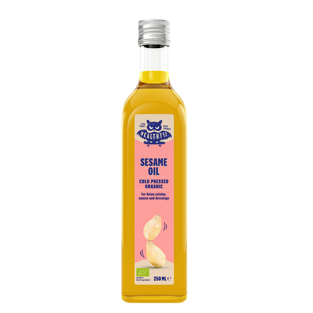 HealthyCo Sesame Oil Cold Pressed 250 ml i gruppen Livsmedel / Naturliga oljor hos Proteinbolaget (PB-16209)