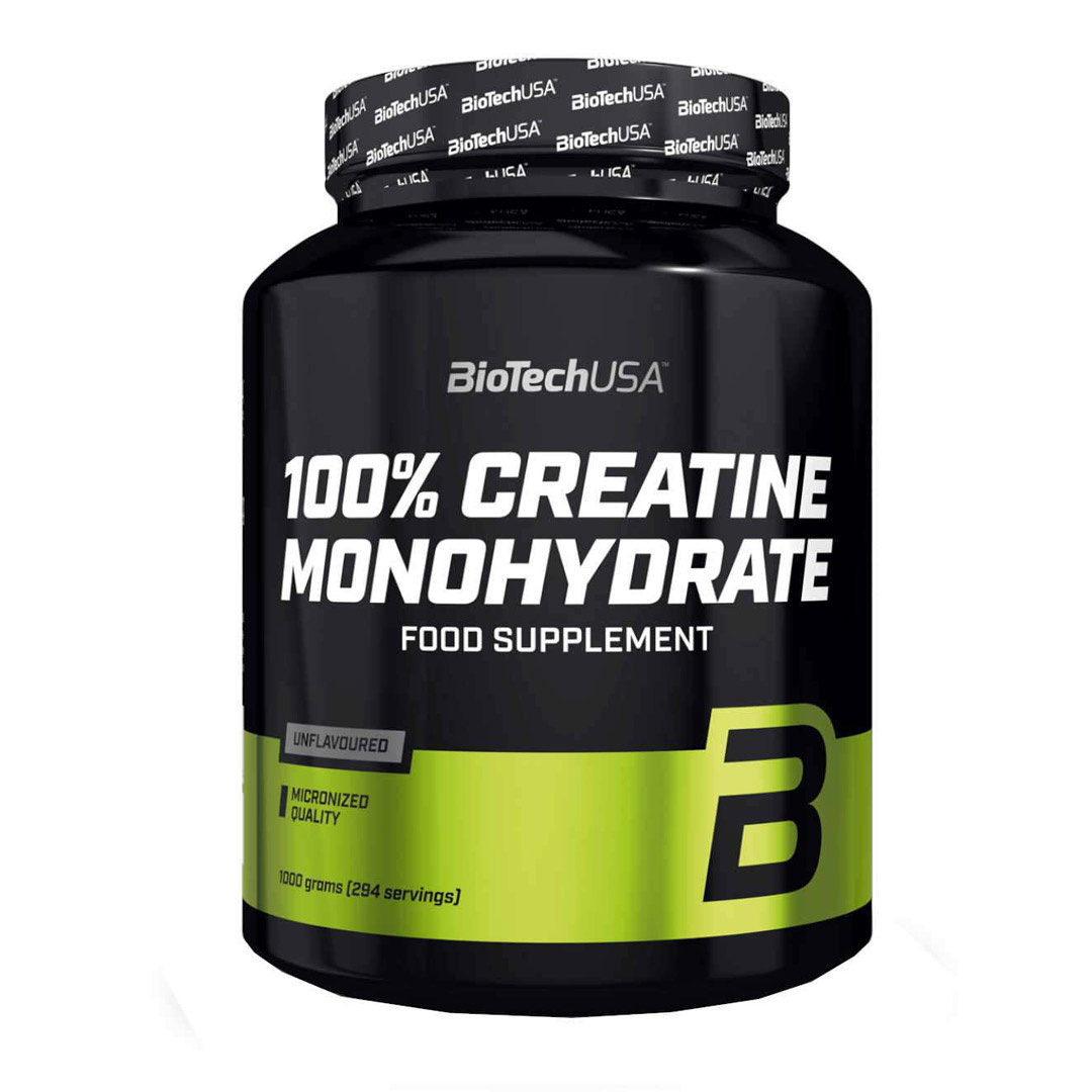 BioTechUSA 100% Creatine Monohydrate 1 kg i gruppen Kosttillskott / Kreatin / Kreatin monohydrat hos Proteinbolaget (PB-162)