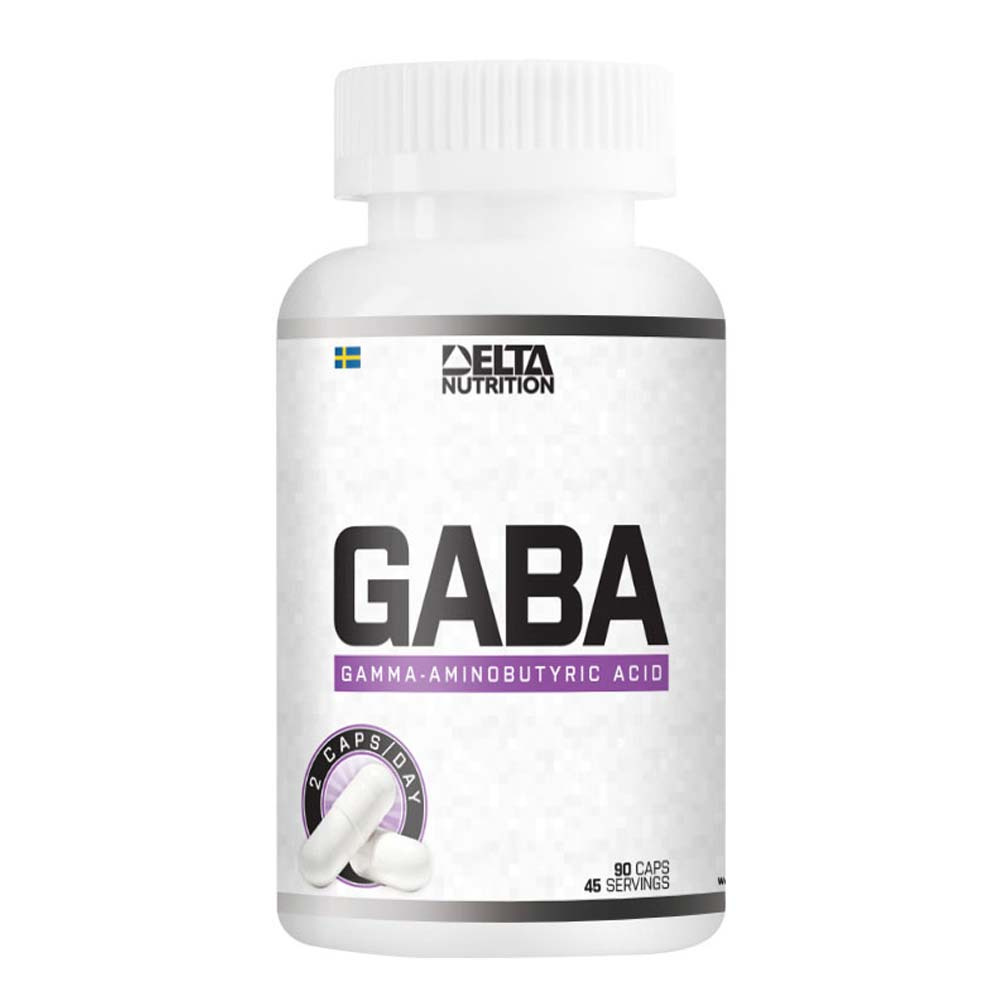 Delta Nutrition GABA 90 caps i gruppen Kosttillskott / Aminosyror / GABA hos Proteinbolaget (PB-16835)
