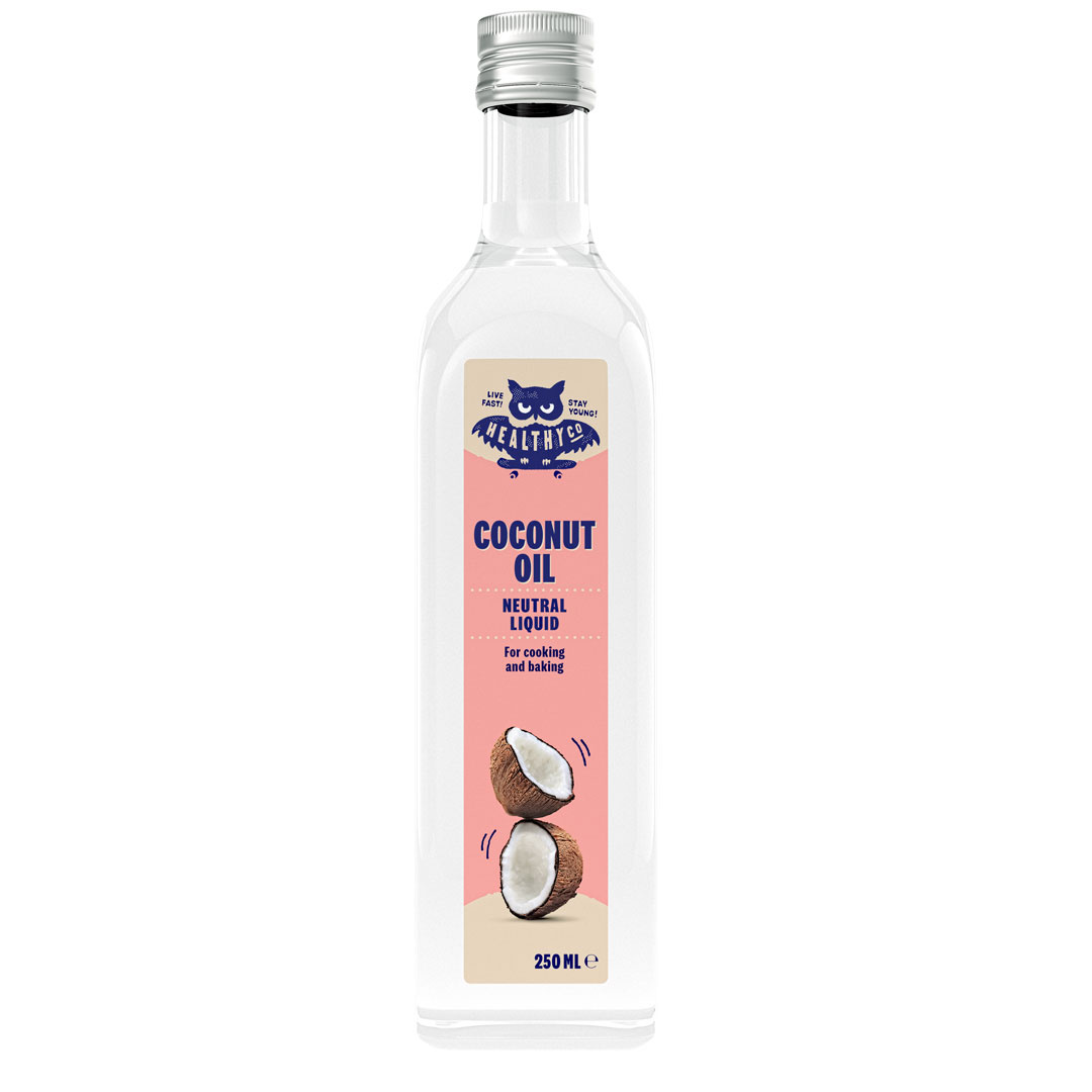 HealthyCo Liquid Coconut Oil Neutral 250 ml i gruppen Hälsokost / Kokosolja hos Proteinbolaget (PB-168643)