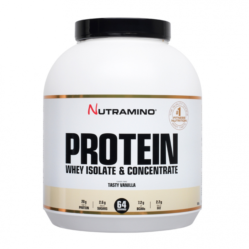 Nutramino Protein 1.8 kg i gruppen Kosttillskott / Proteinpulver / Vassleprotein / Vasslekoncentrat hos Proteinbolaget (PB-1688)
