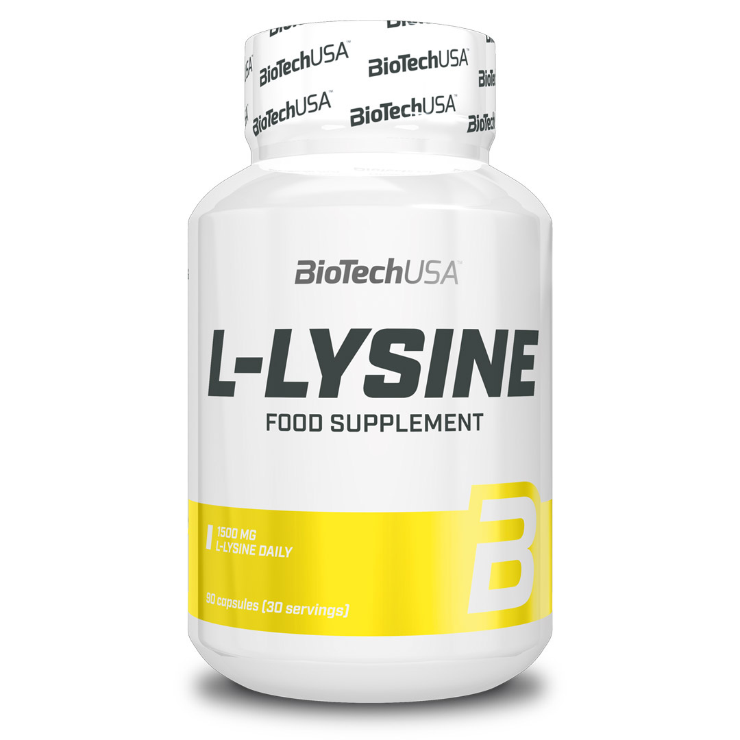 BioTechUSA L-Lysine 90 caps i gruppen Kosttillskott / Aminosyror / L-Lysin hos Proteinbolaget (PB-16922)
