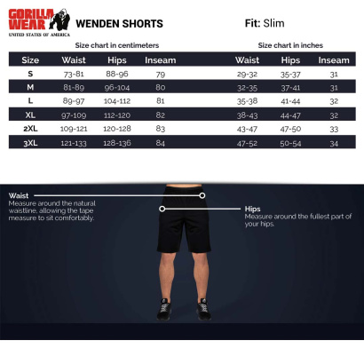 Gorilla Wear Wenden Track Shorts Black/Gold