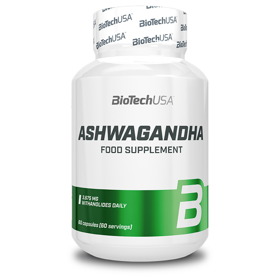 BioTechUSA Ashwagandha 60 caps i gruppen Hälsokost / Ashwagandha hos Proteinbolaget (PB-17844)