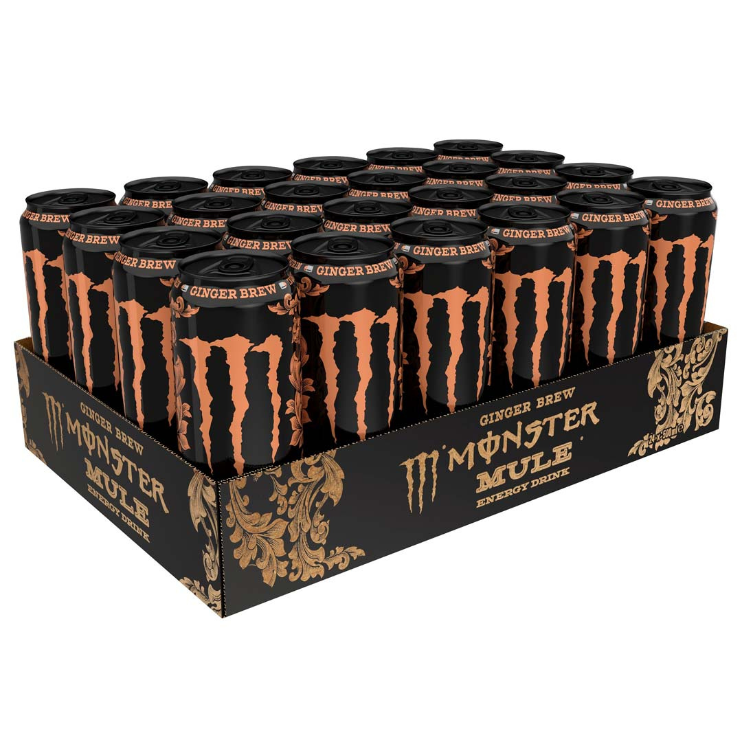 24 x Monster Energy Mule 500 ml Ginger Brew i gruppen Drycker / Energidryck hos Proteinbolaget (PB-17954)