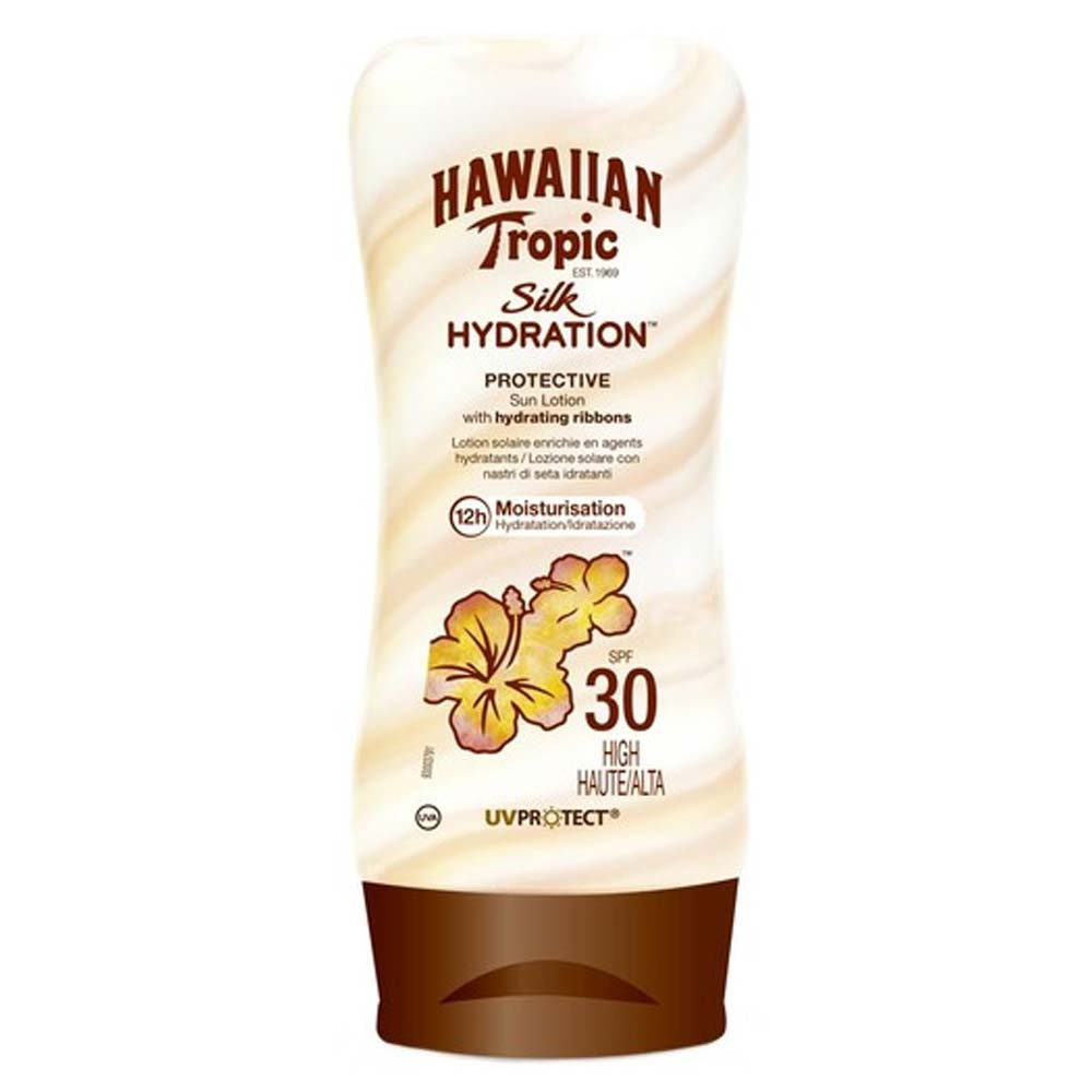 Hawaiian Tropic Silk Hydration Protective SPF 30 180 ml i gruppen Träningsredskap & Utrustning / Kroppsvård hos Proteinbolaget (PB-1796)