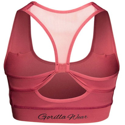 Gorilla Wear Meta Sports Bra Burgundy