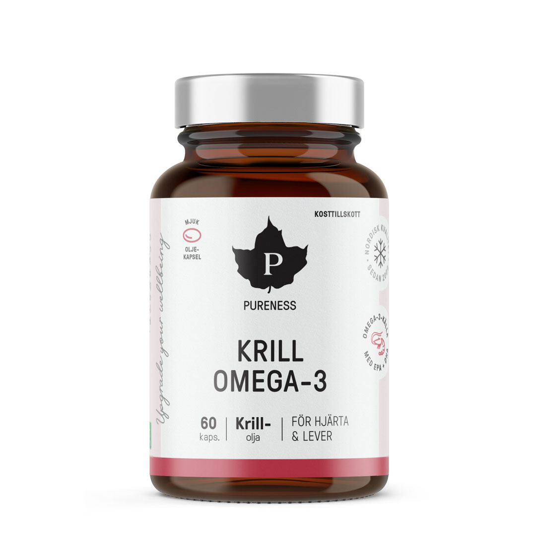 Pureness Krill Omega-3 60 caps i gruppen Kosttillskott / Fettsyror / Omega-3 hos Proteinbolaget (PB-1893)