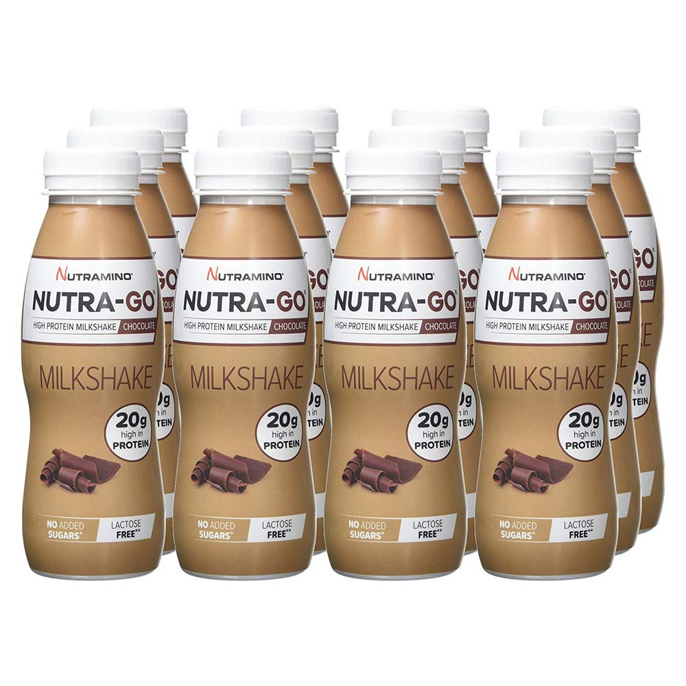 12 x Nutramino Nutra-Go Shake 330 ml i gruppen Drycker / Proteindryck hos Proteinbolaget (PB-18942)