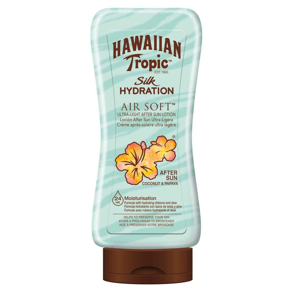 Hawaiian Tropic Silk Hydration Air Soft After Sun 180 ml i gruppen Träningsredskap & Utrustning / Kroppsvård hos Proteinbolaget (PB-19334)