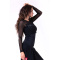 NEBBIA Flash Mesh Longsleeve Black