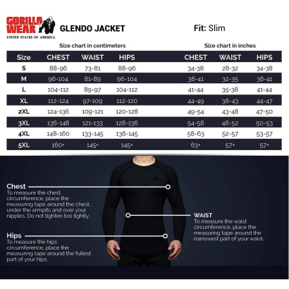 Gorilla Wear Glendo Jacket Light Grey