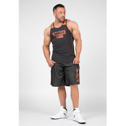 Gorilla Wear Wallace Mesh Shorts Grey/Orange