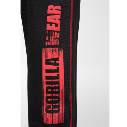 Gorilla Wear Wallace Mesh Pants Black/Red Gorilla Wear Wallace Mesh Pants Black/Red