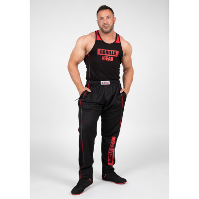 Gorilla Wear Wallace Mesh Pants Black/Red Gorilla Wear Wallace Mesh Pants Black/Red