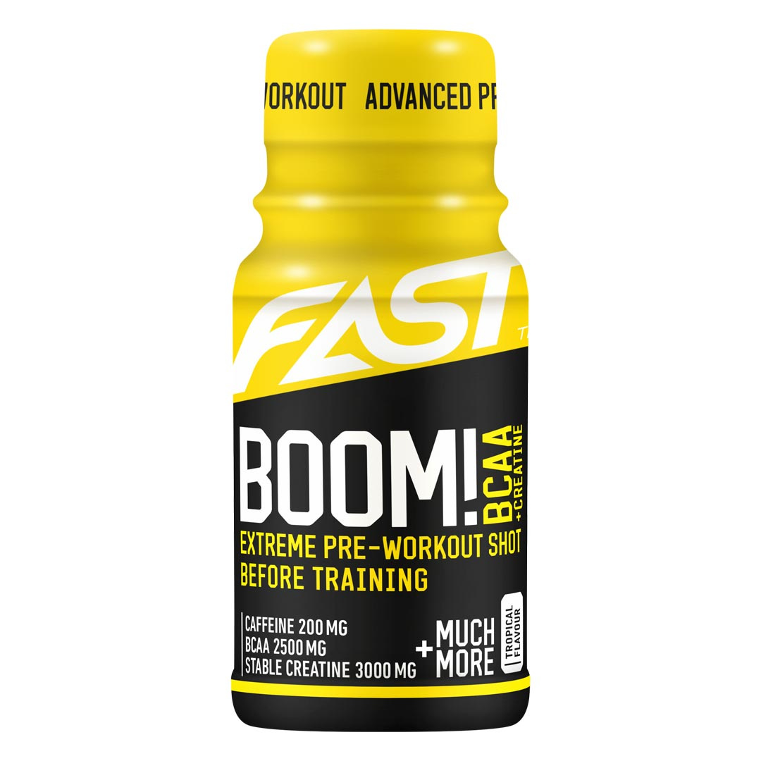 FAST Sport Nutrition Boom BCAA 60 ml i gruppen Kosttillskott / Prestationshöjare / Pre Workout / PWO hos Proteinbolaget (PB-20200323)