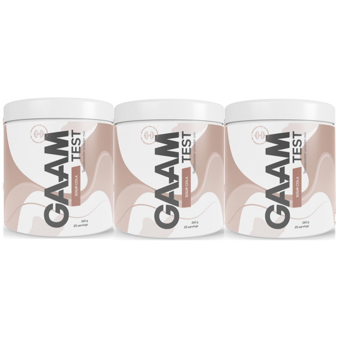 3 x GAAM Test 260 g i gruppen Kosttillskott / Bygga muskler / Testosteronhöjare hos Proteinbolaget (PB-202020)