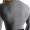 Better Bodies Rib Seamless Crop LS Grey Melange