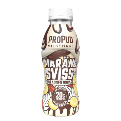 8 x NJIE ProPud Protein Milkshake 330 ml Marängsviss