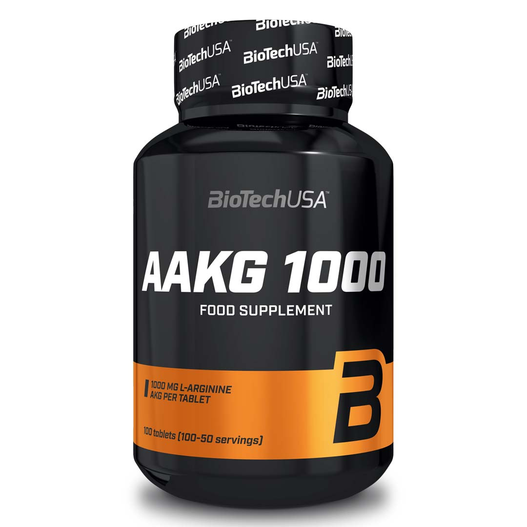 BioTechUSA AAKG 1000 100 tabs i gruppen Kosttillskott / Aminosyror / L-Arginin hos Proteinbolaget (PB-2194)