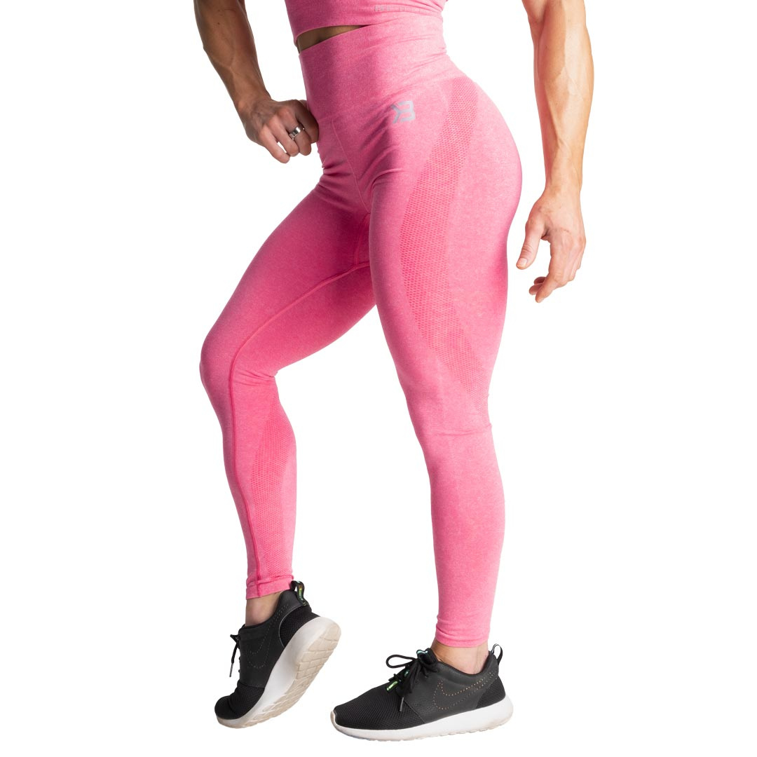 Better Bodies Rockaway Leggings Hot Pink Melange i gruppen Träningskläder / Tights hos Proteinbolaget (PB-22020946)