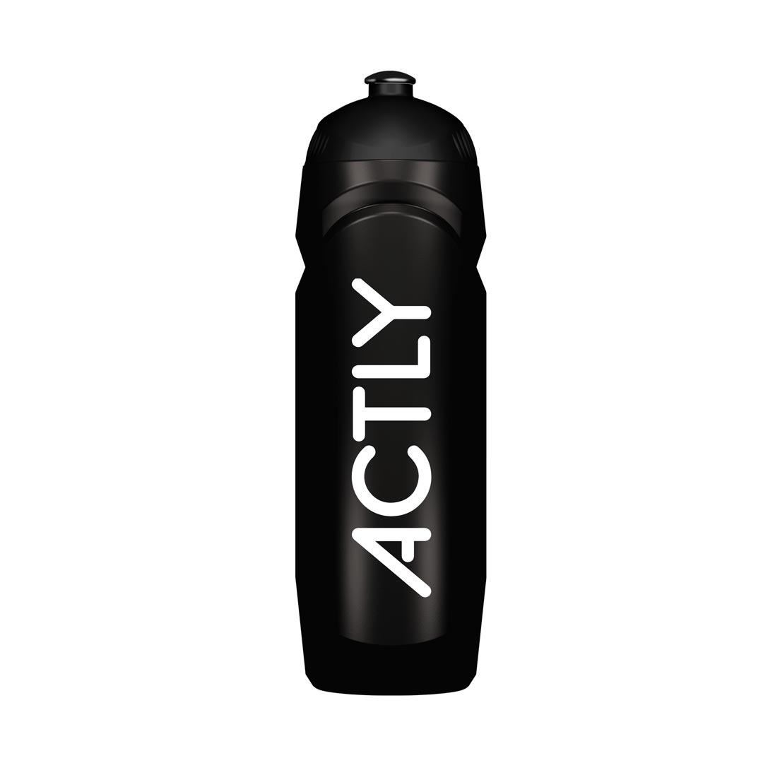 Actly Shaker 750 ml RB Black i gruppen Träningsredskap & Utrustning / Shakers & Vattenflaskor / Shakers hos Proteinbolaget (PB-22021615)