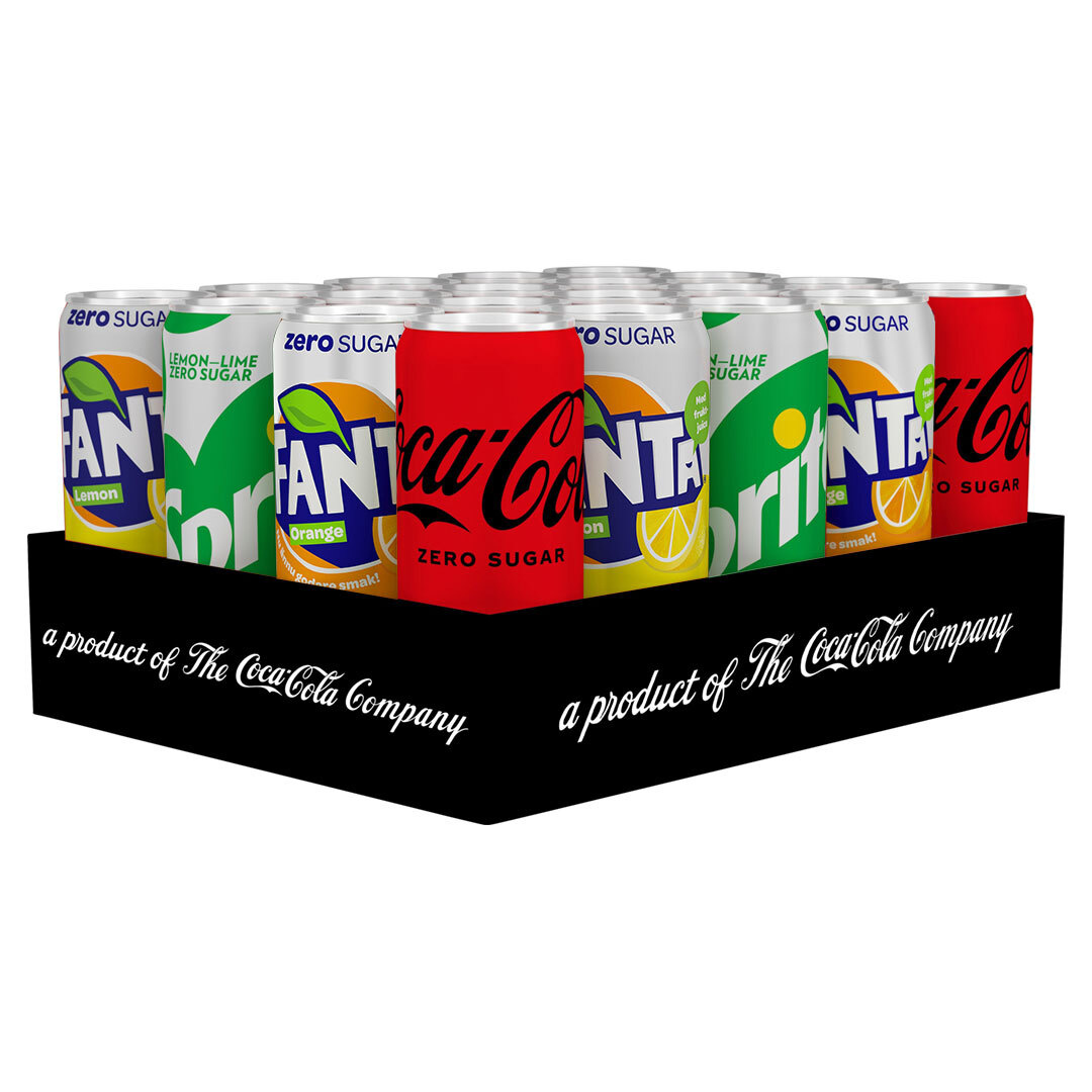 20 x Coca-Cola Company Mix 330 ml i gruppen Drycker / Sockerfri läsk hos Proteinbolaget (PB-2202182)