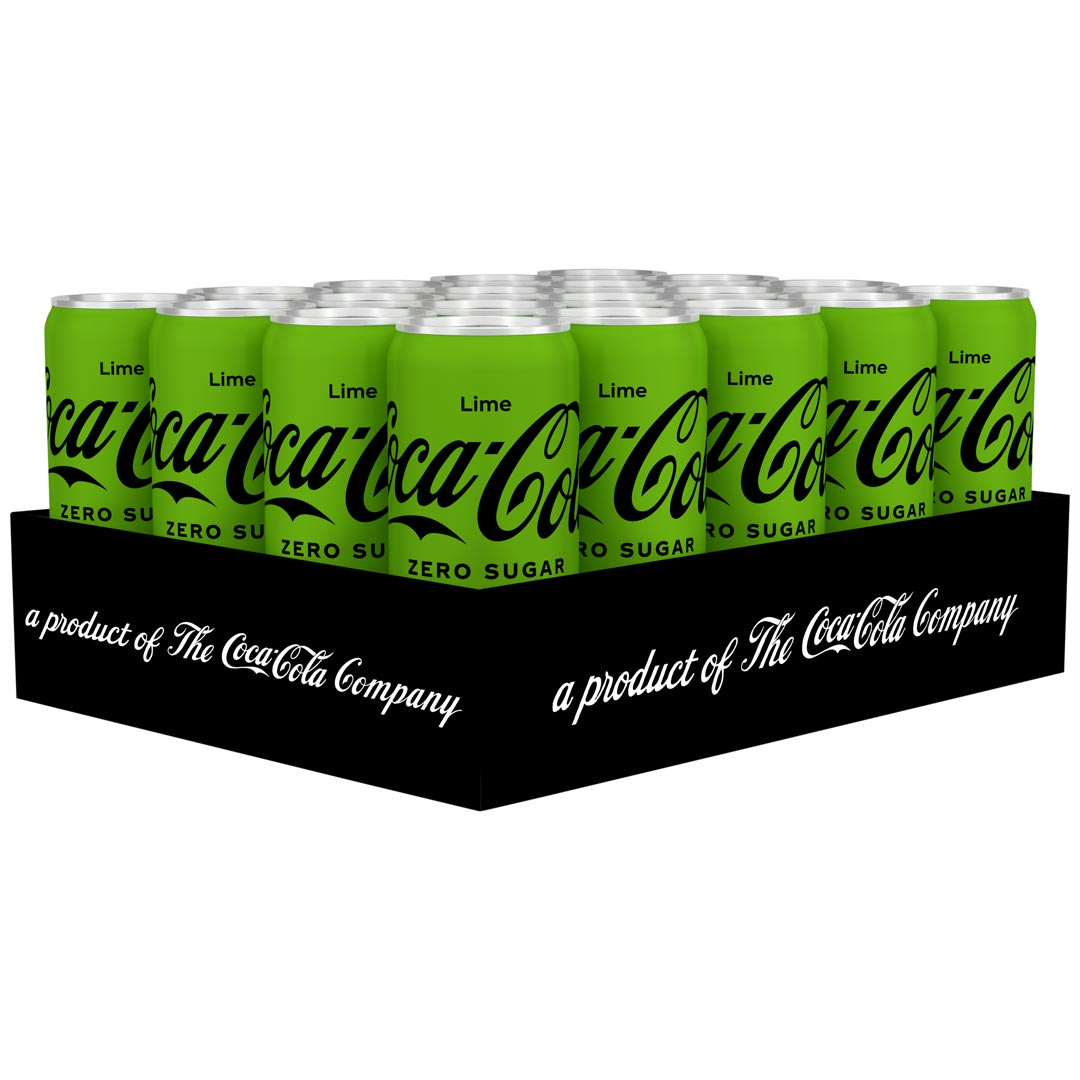 20 x Coca-Cola Zero Lime 330 ml i gruppen Drycker / Sockerfri läsk hos Proteinbolaget (PB-2202184)