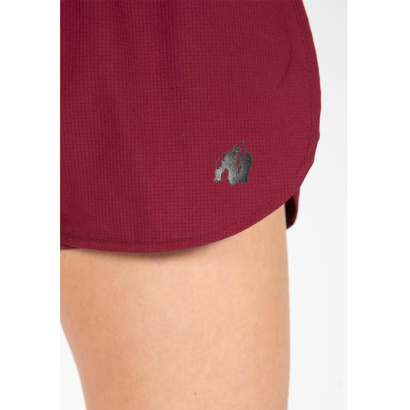Gorilla Wear Salina 2-In-1 Shorts Burgundy Red Gorilla Wear Salina 2-In-1 Shorts Burgundy Red